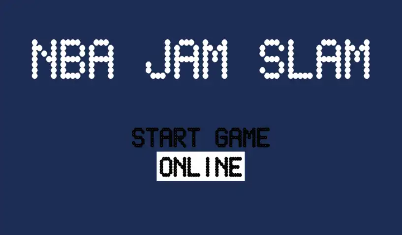 NBA Jam Slam realtime two-player browser basketball game